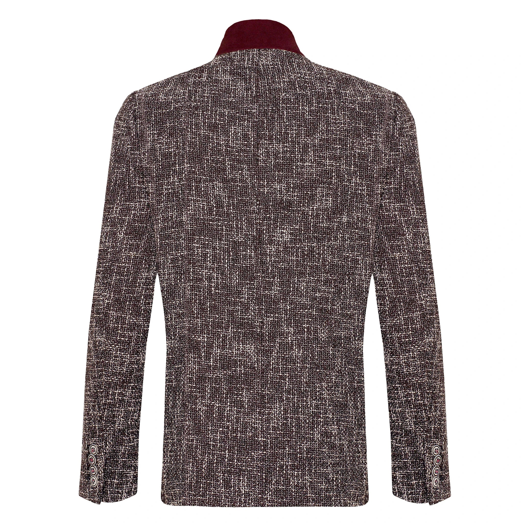 luxury mens black and white blazer