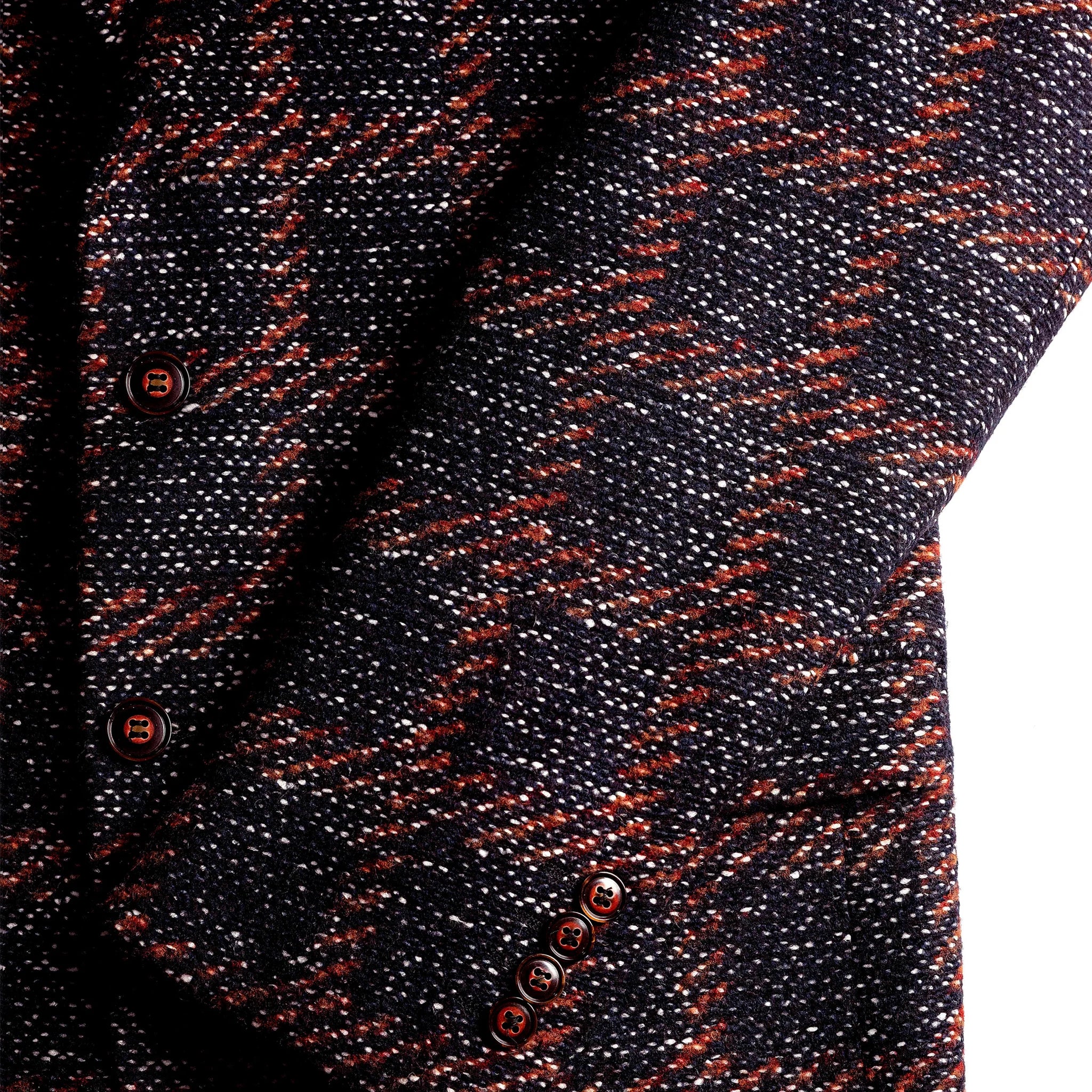 brown textured blazer for men