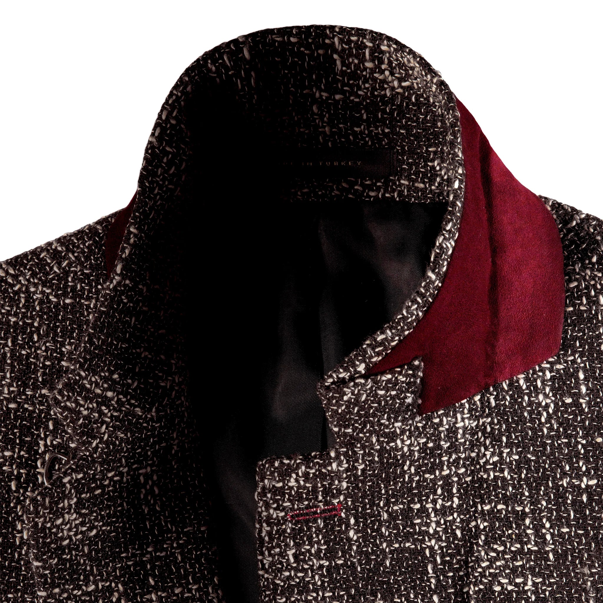 luxury mens black and white blazer