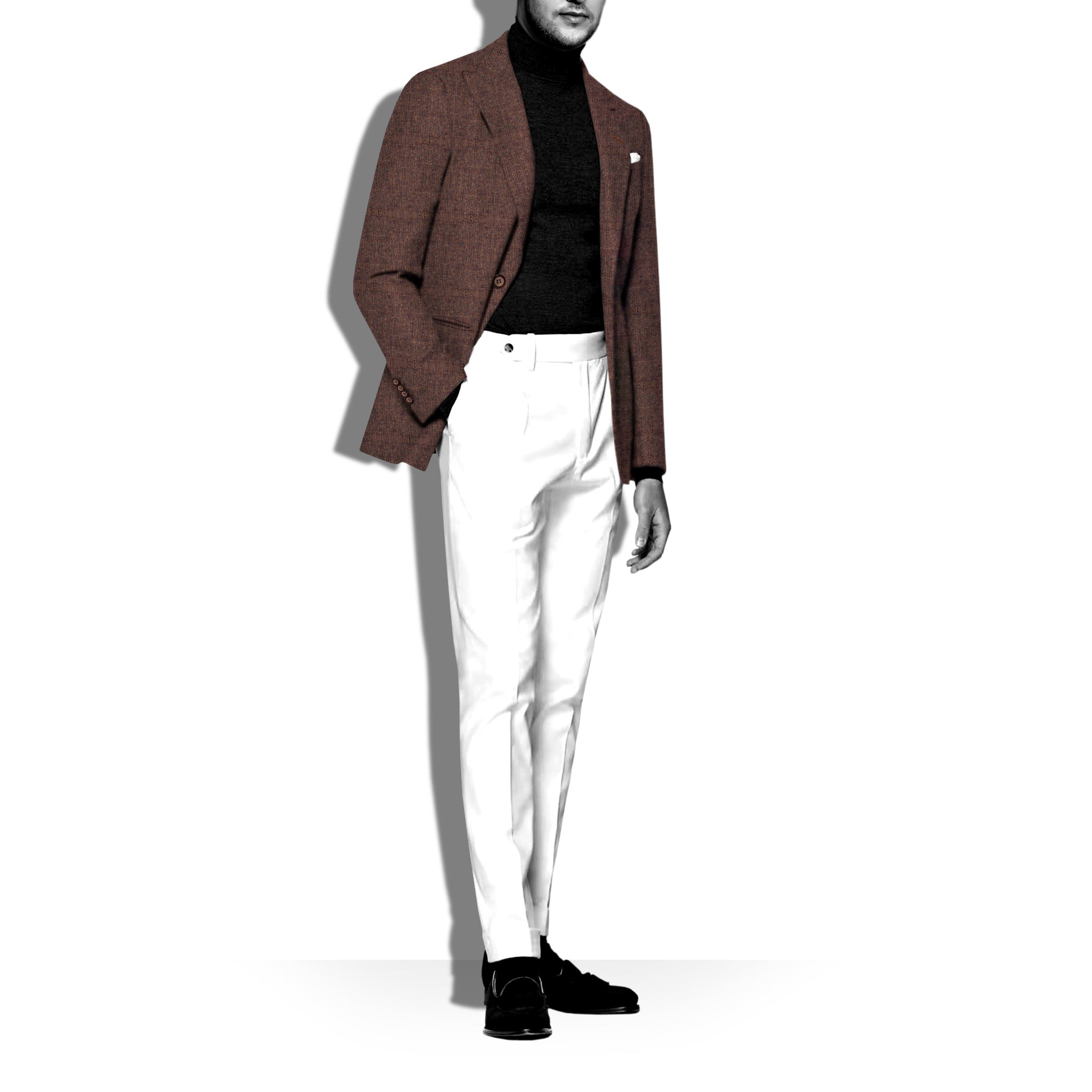 DESIRE - Mens Premium Dark Chocolate Brown Blazer