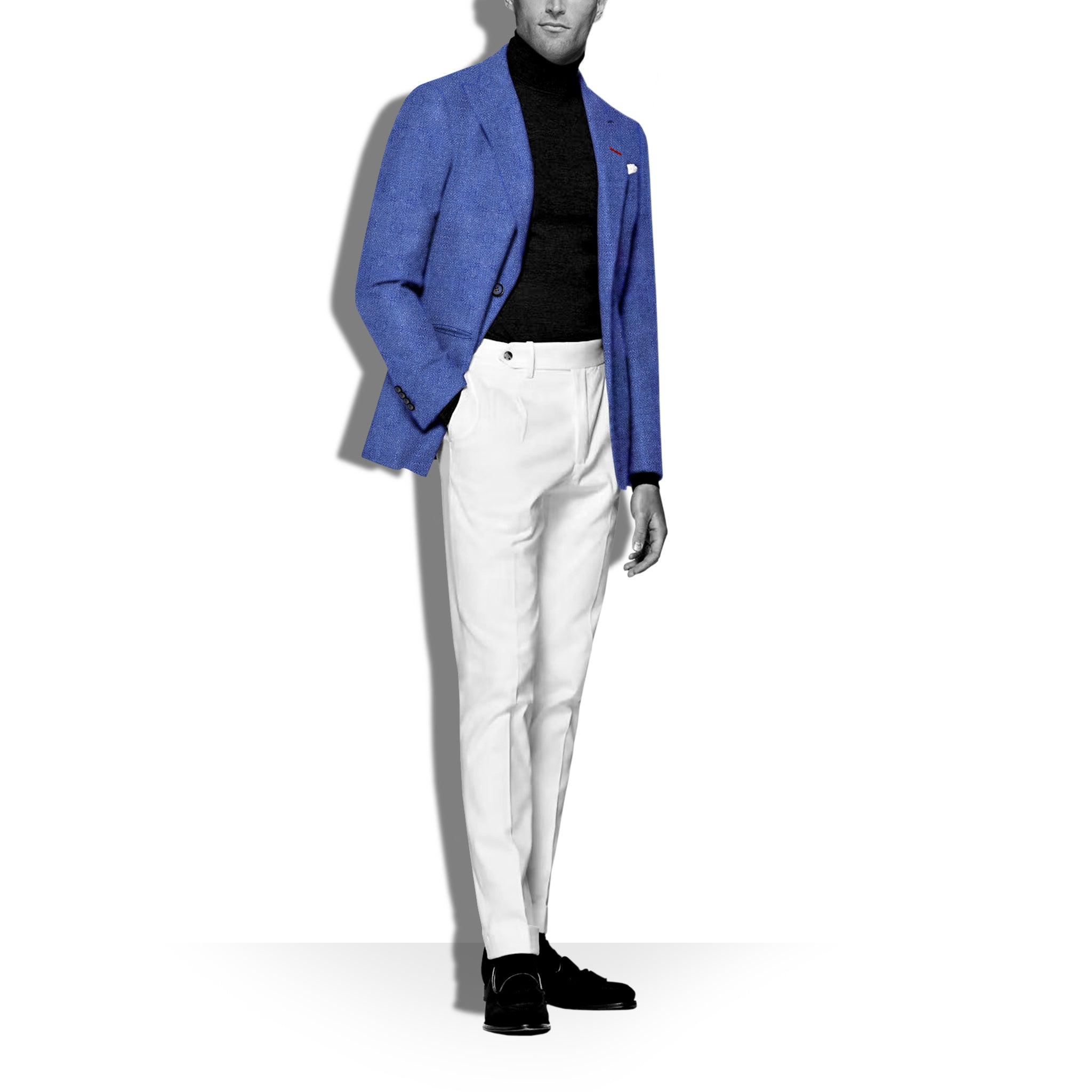 MIDNIGHT BLUE - Premium Men's Blue Blazer