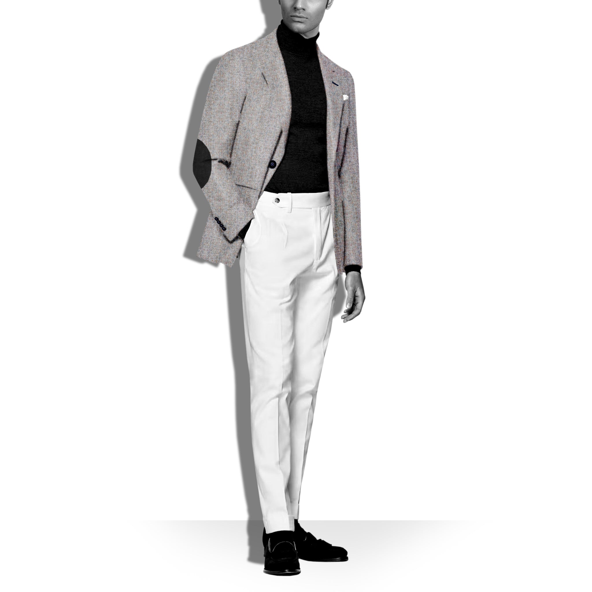 SUBLIME SERENITY - Men's White Blazer