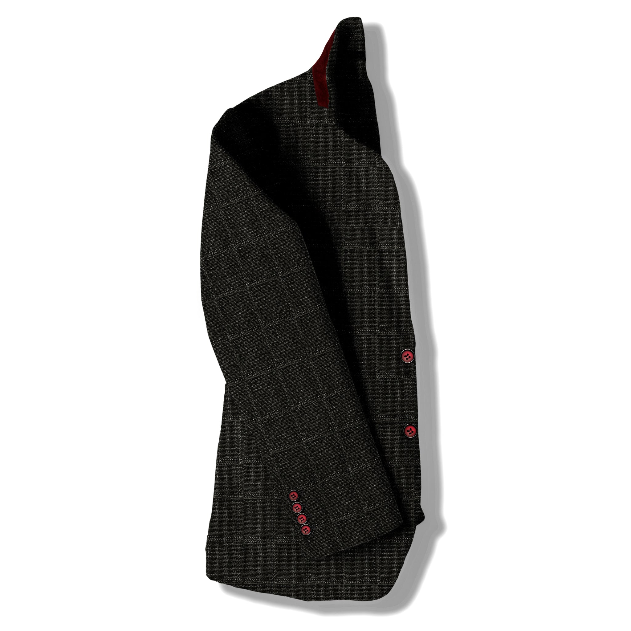 luxury mens black blazer