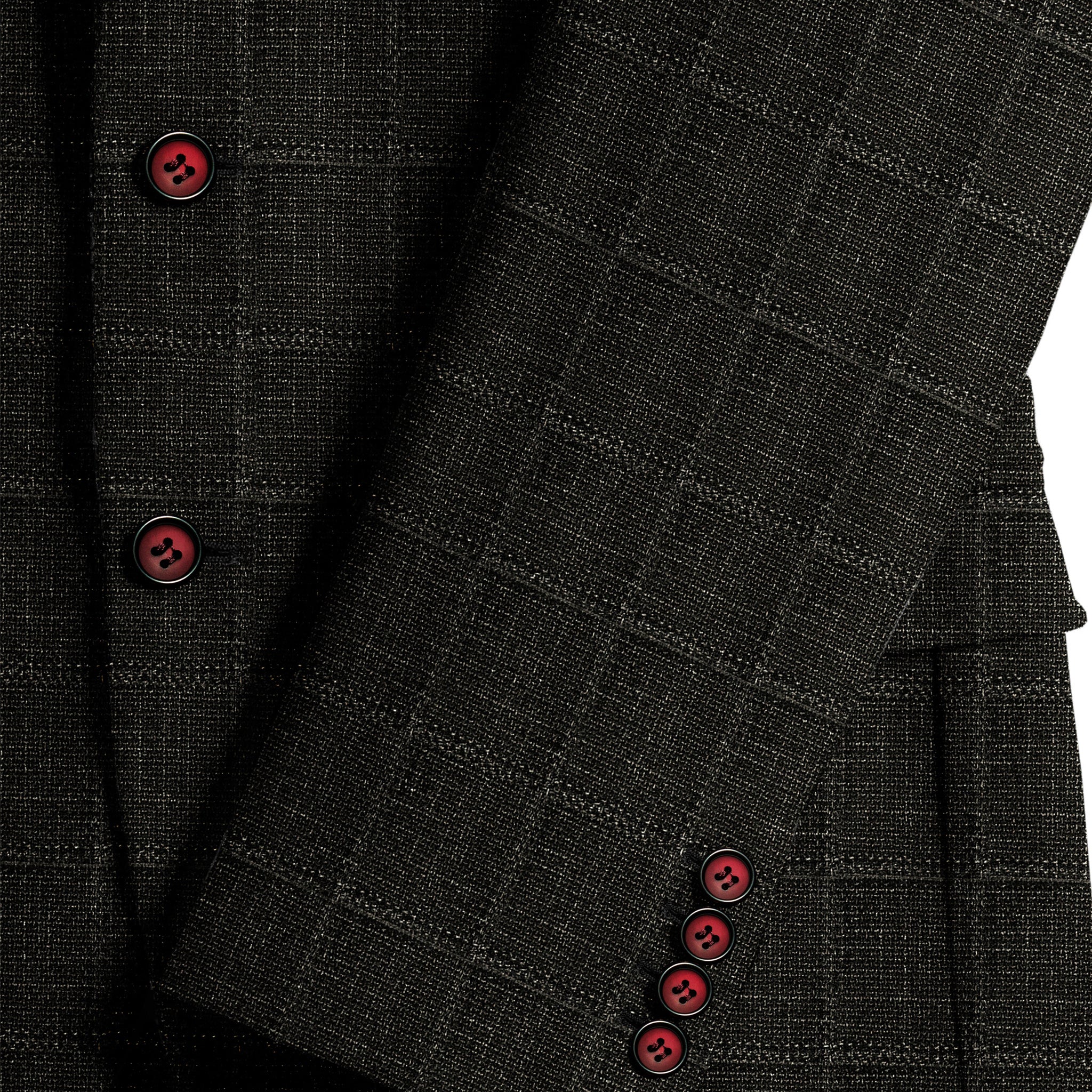 luxury mens black blazer