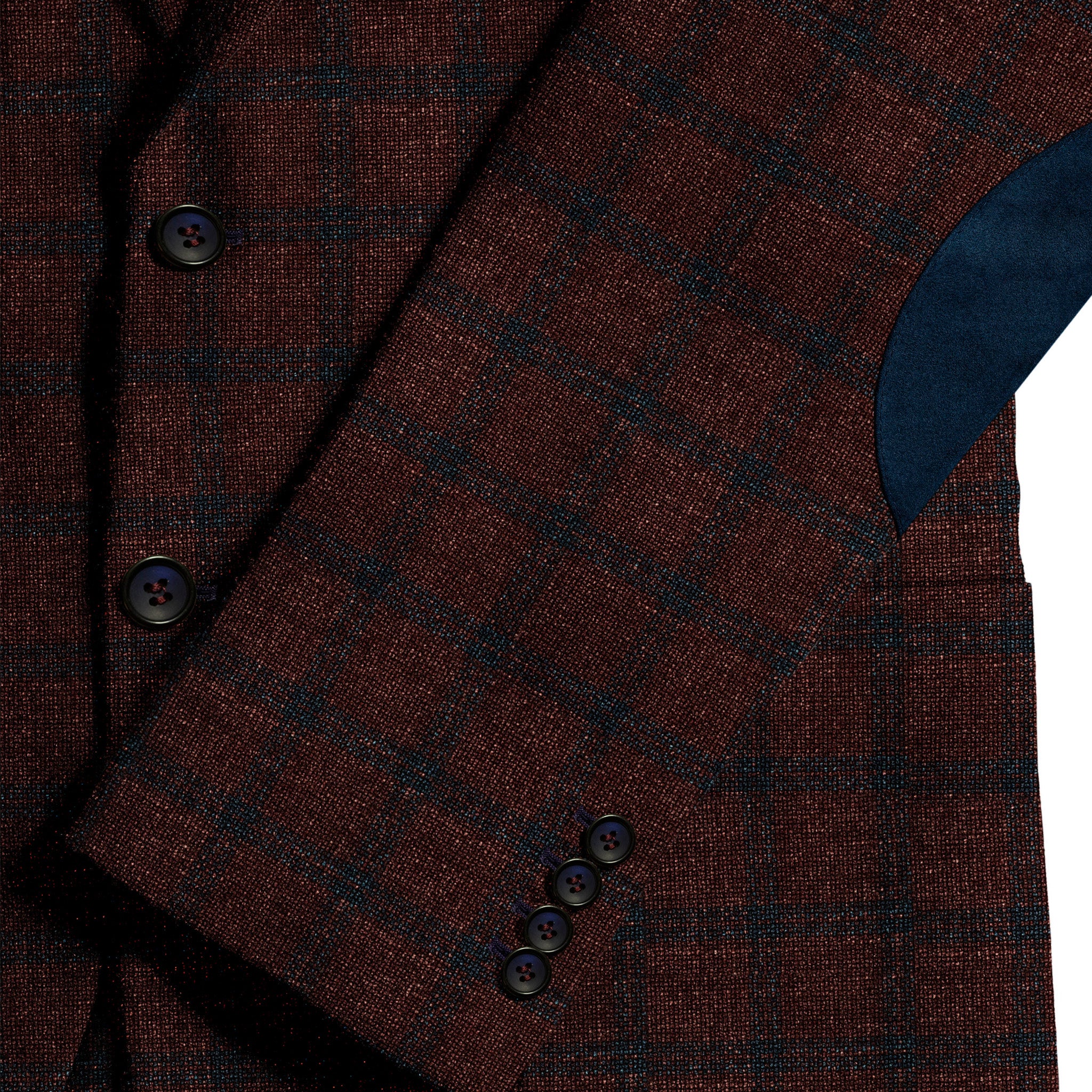 luxury mens maroon checked blazer