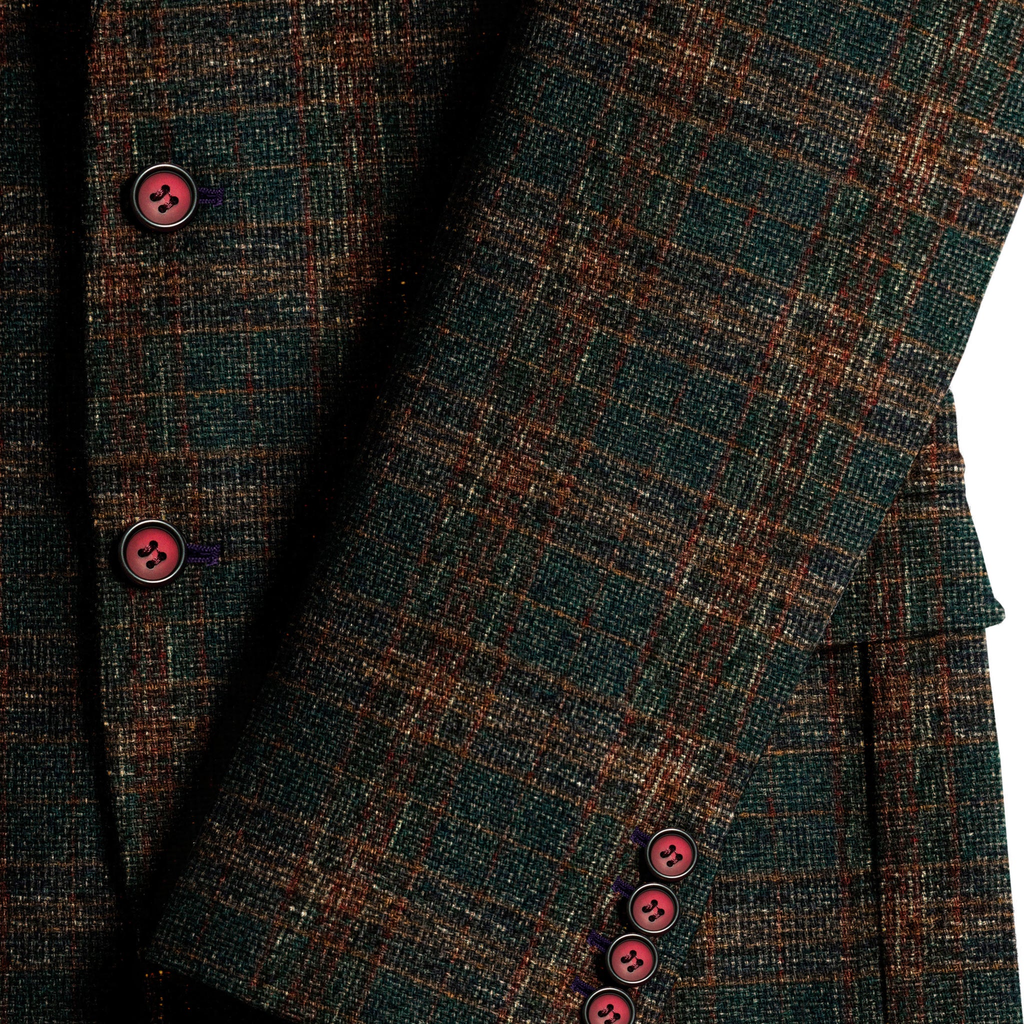 luxury mens green textured blazer