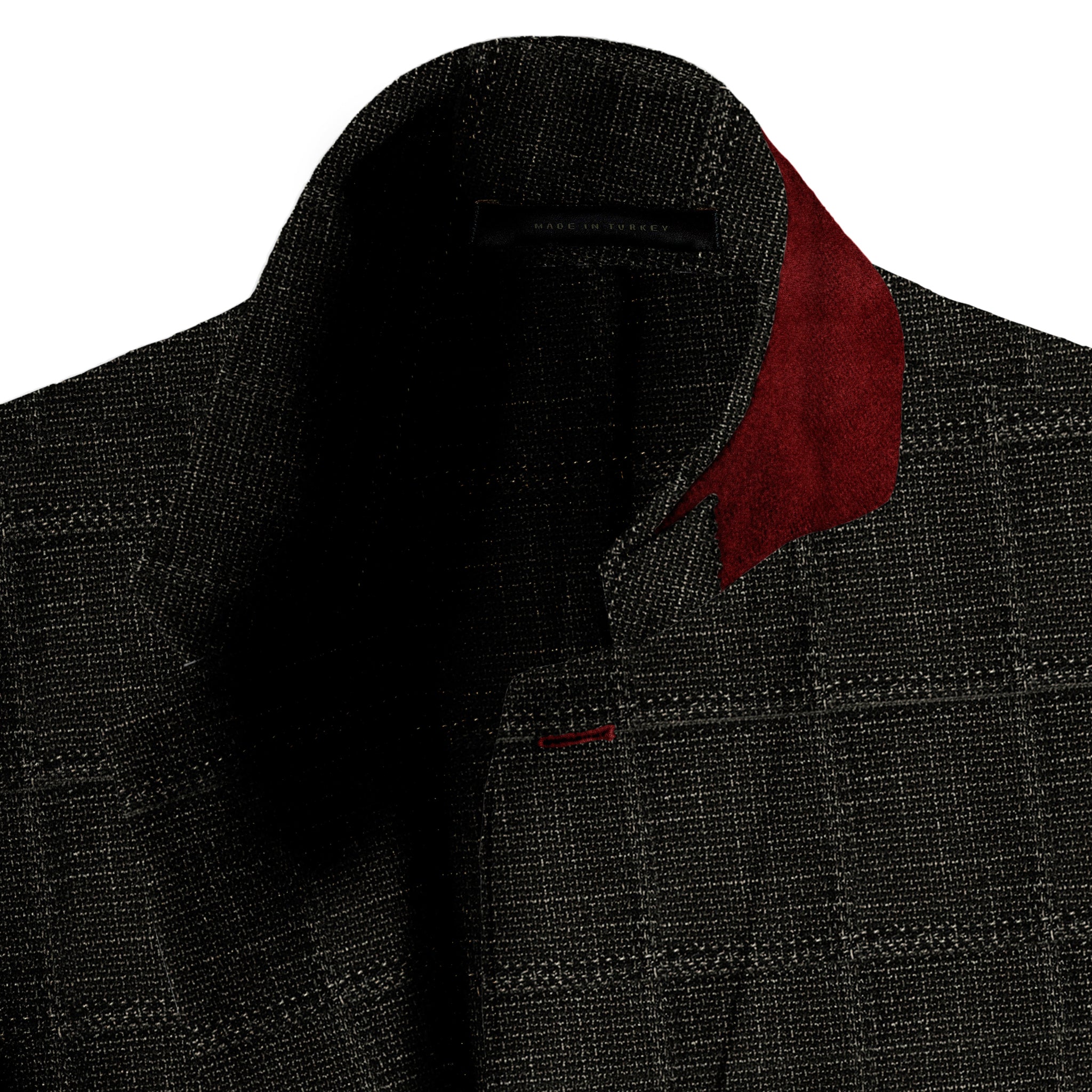 luxury mens black blazer