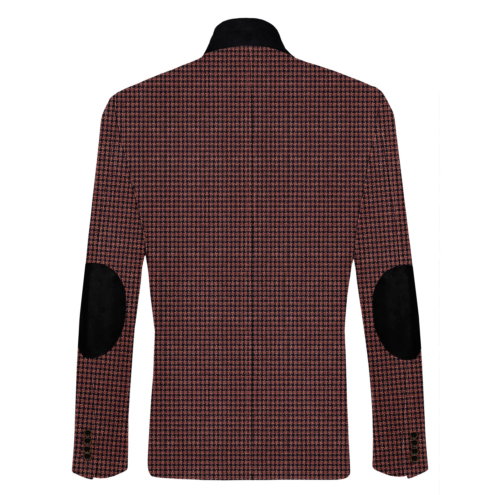 luxury mens blue textured blazer