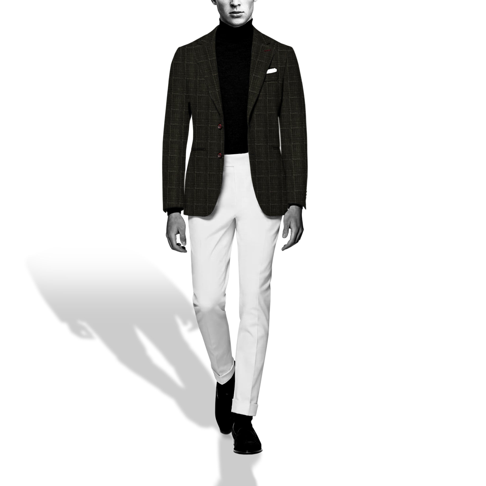 YIN & YANG - Premium Men's Black Blazer