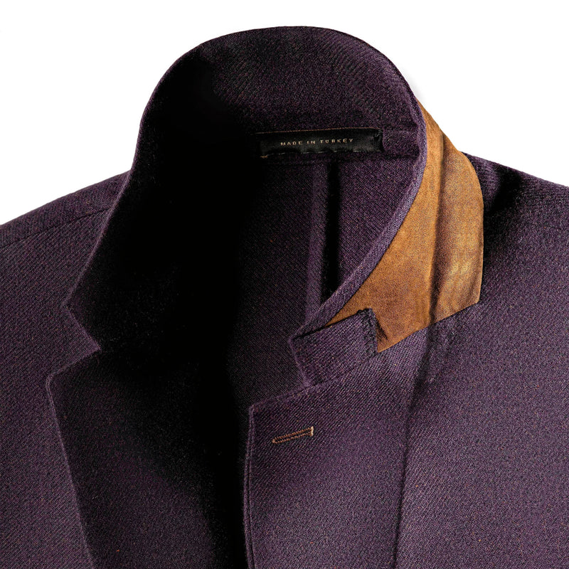 luxury mens purple blazer