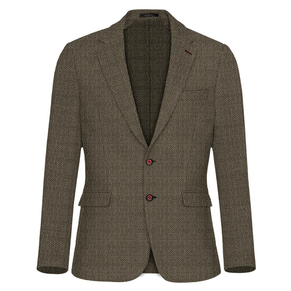 luxury mens grey textured blazer