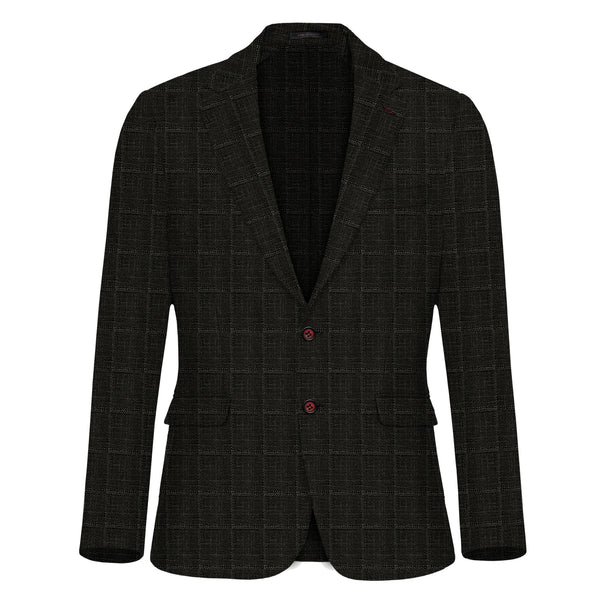 luxury mens black blazer