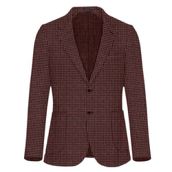 luxury mens blue textured blazer
