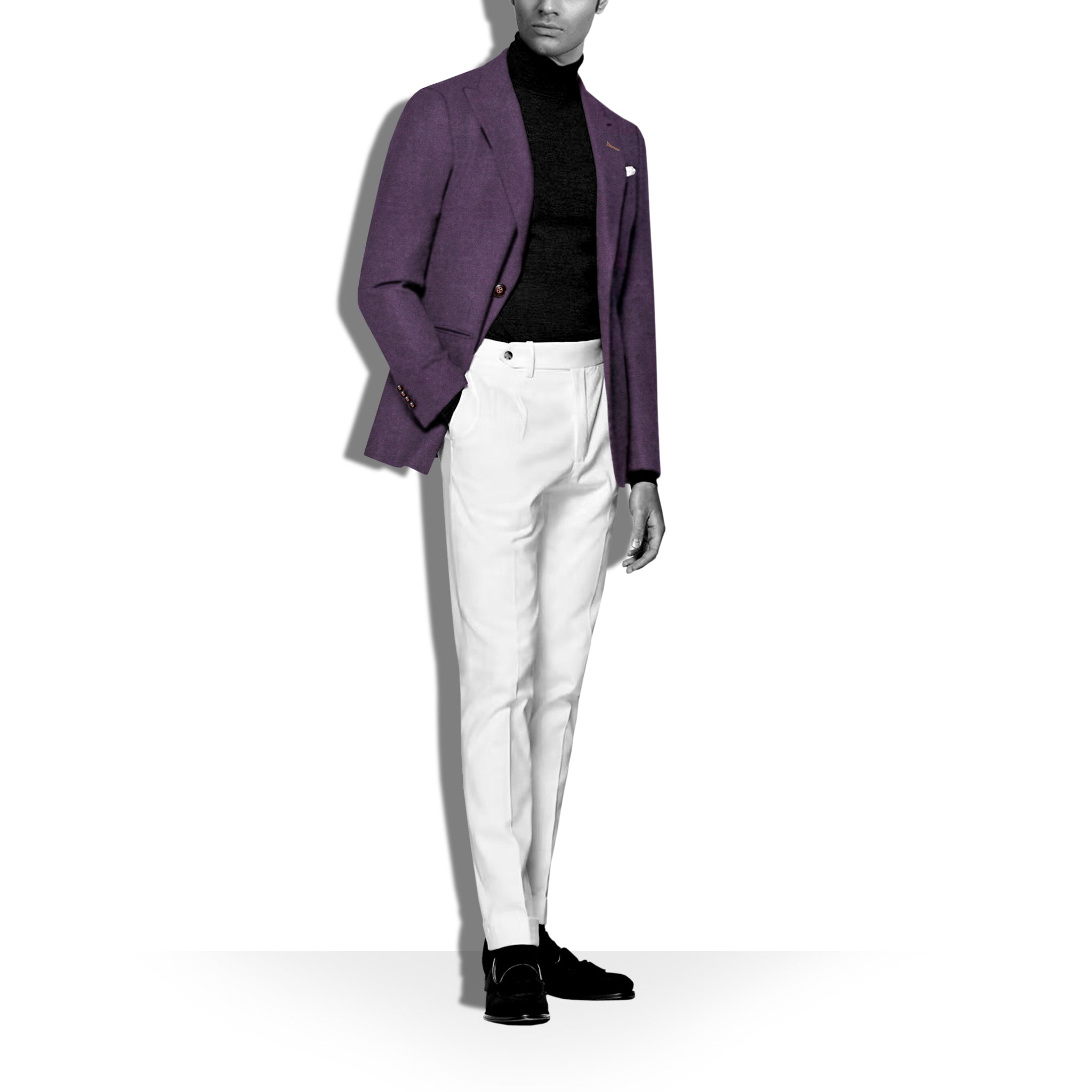 VIOLET HUES - Luxury Men's Purple Blazer