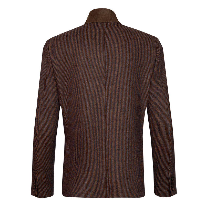 luxury mens dark chocolate brown blazer