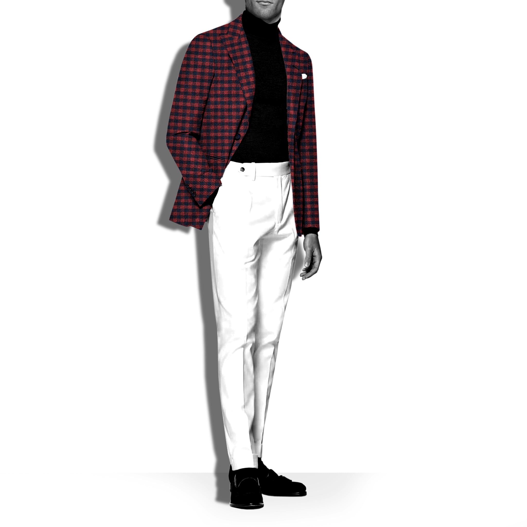 TRENDY CHIC - Luxury Men's Blazer